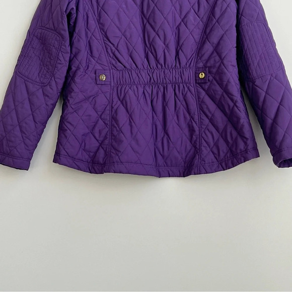 Jack Murphy Quilted 12 Purple Field Coat Country Outdoor Barn Jacket Equestrian - Picture 14 of 16